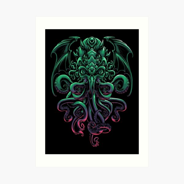 Cthulhu Master of Rlyeh Art Print