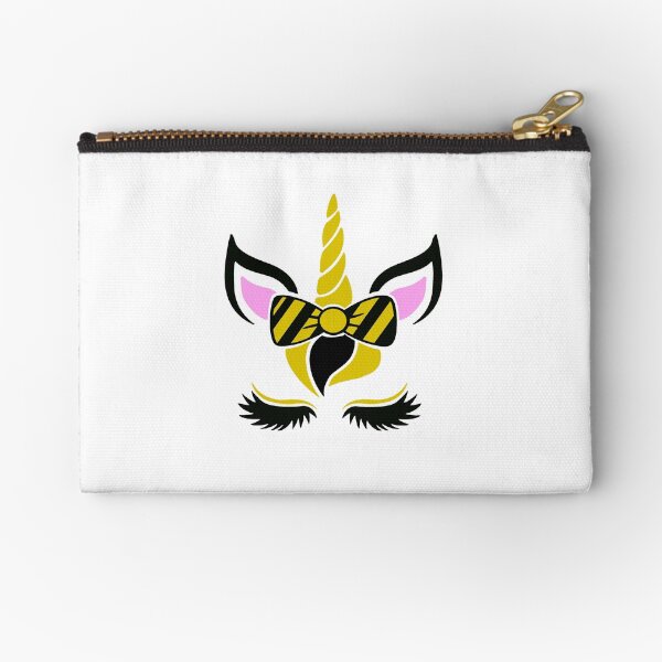 Yellow House Unicorn Zipper Pouch