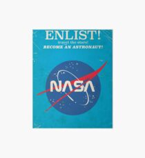 Melden Sie sich an, um Astronaut zu werden! Weinlese-NASA-Plakat Galeriedruck