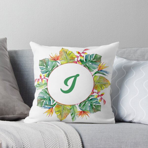 Item preview, Tropical Leaves Monogram I designed and sold by MysticMagpie.