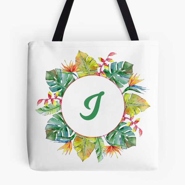 Item preview, Tropical Leaves Monogram I designed and sold by MysticMagpie.