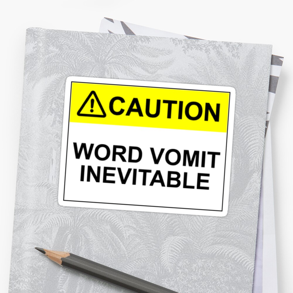 word-vomit-stickers-by-nagamiarts-redbubble