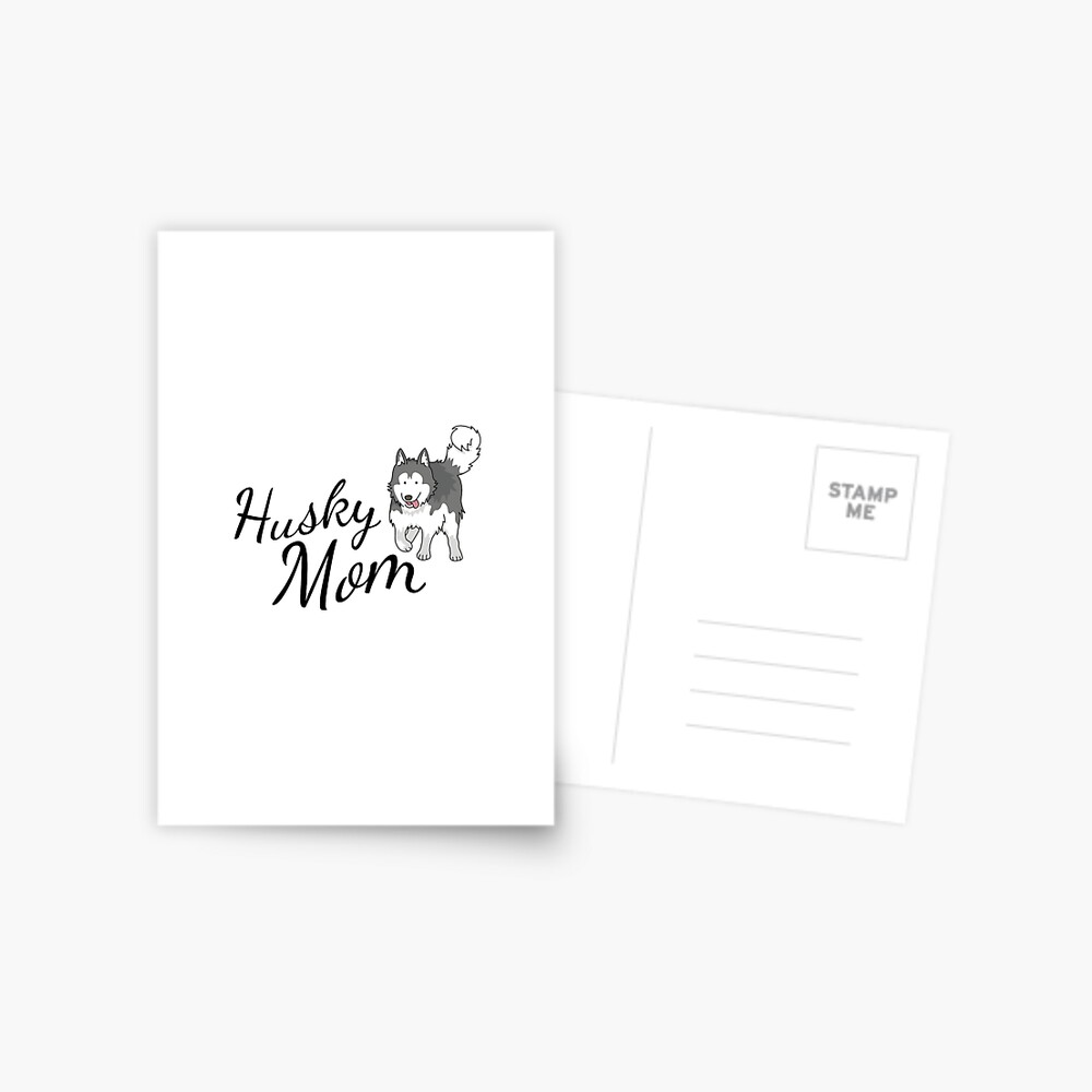 Husky Mom Postcard