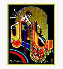 FLAPPER : Vintage 1920 Art Deco Beautiful Print Photographic Print