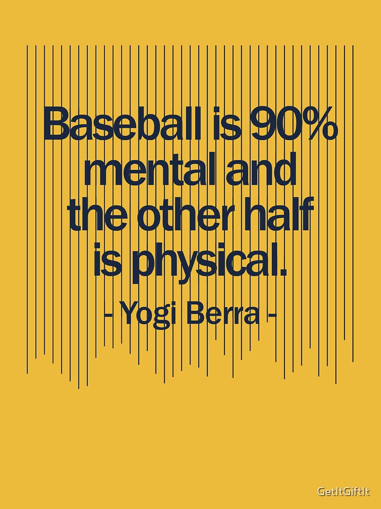 Yogi Berra Yankees Quote design Essential T-Shirt for Sale by GetItGiftIt