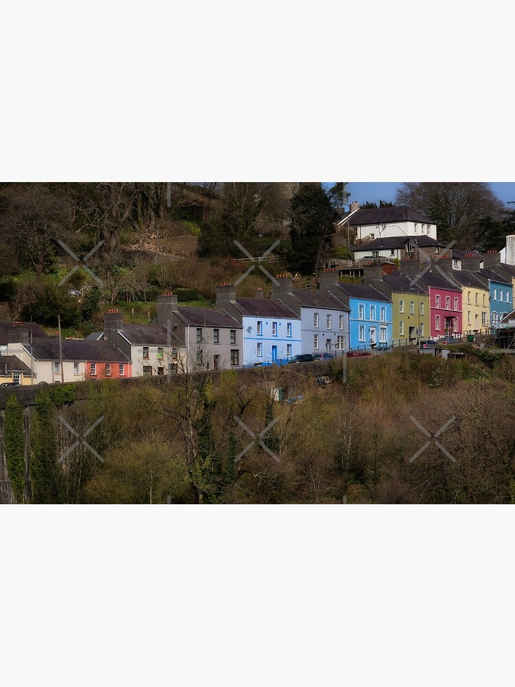 "Llandeilo coloured houses" Poster by leightoncollins Redbubble
