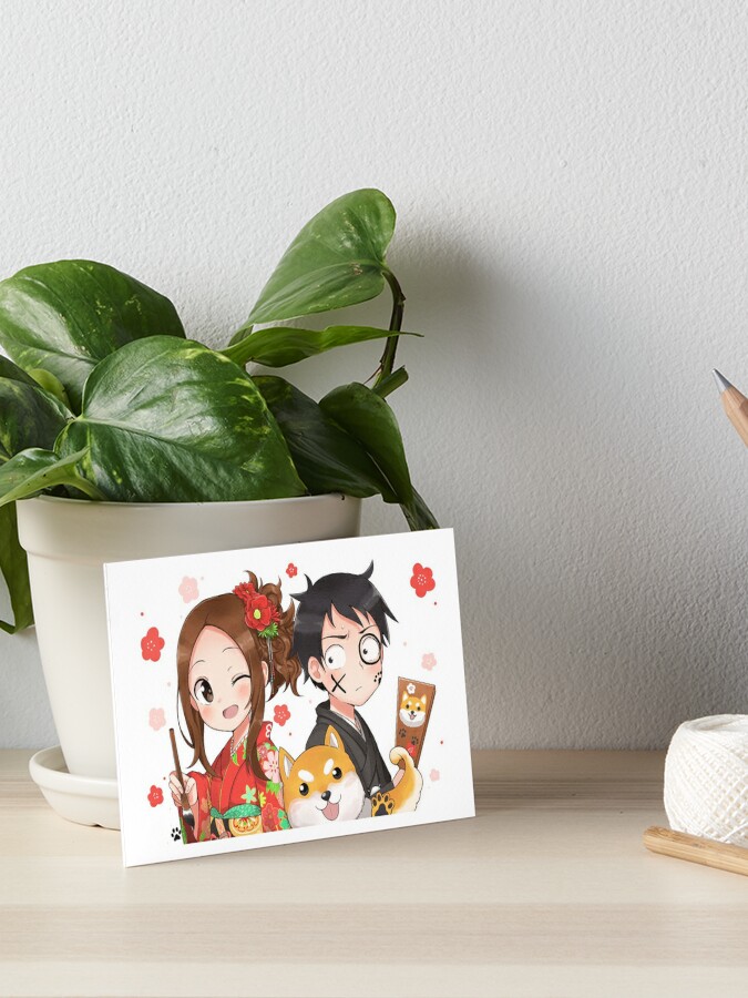 Takagi - karakai Jouzu no Takagi san Art Board Print for Sale by ShopEma