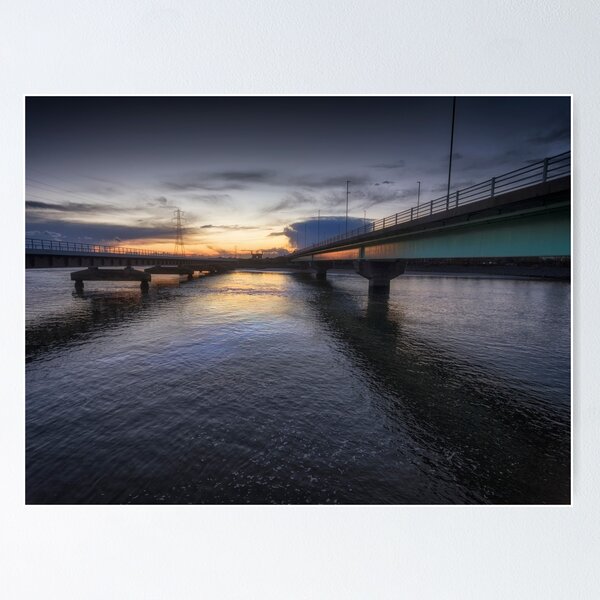Item preview, Road and rail bridges over the Loughor estuary designed and sold by Leighton Collins.