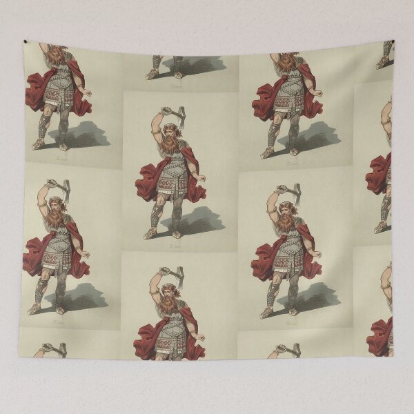 Item preview, Thor illustration designed and sold by Vintage Designs +.