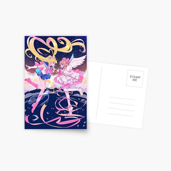 Sailor Moon x Cardcaptor Sakura Carte postale