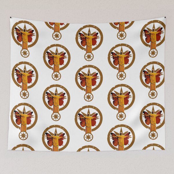 Item preview, Red Christ with Butterfly Wings designed and sold by JoelCortez.
