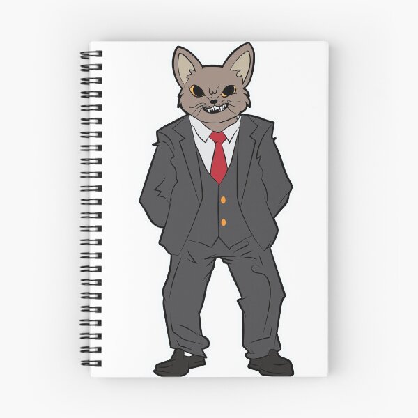 Item preview, Common mafia cat with a crafty smile on his face designed and sold by mi-xo.