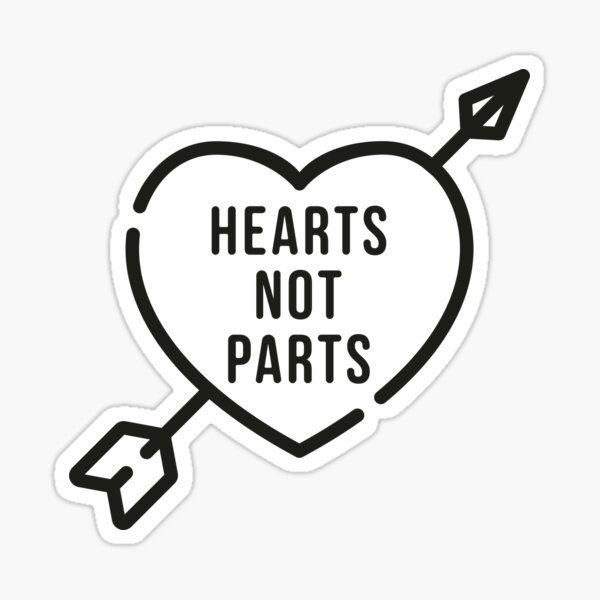 Artikel-Vorschau von Herzen nicht Teile, designt und verkauft von Queer Pride Shop.