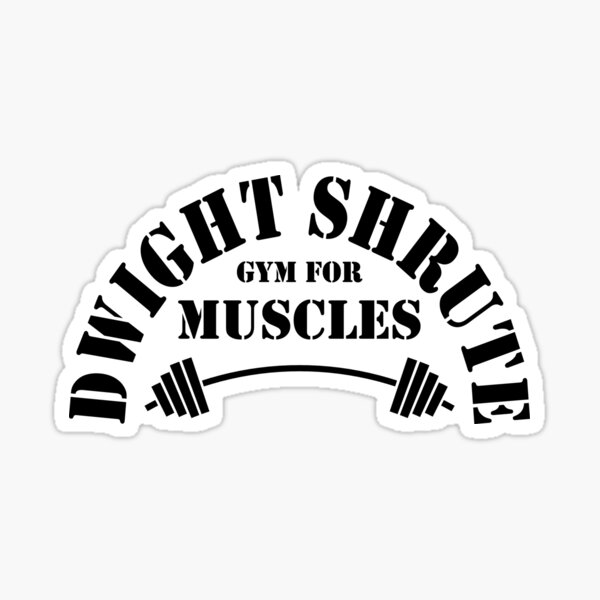 Item preview, Dwight Schrute Gym For Muscles Black designed and sold by felixbunny.
