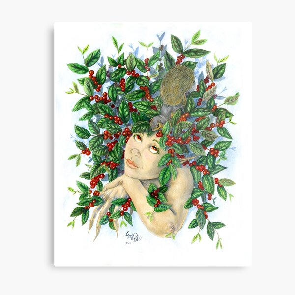 Cherry Dryad Metal Print