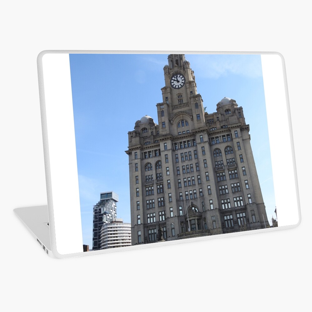 Liverpool Liver Building Photo Laptop Skin