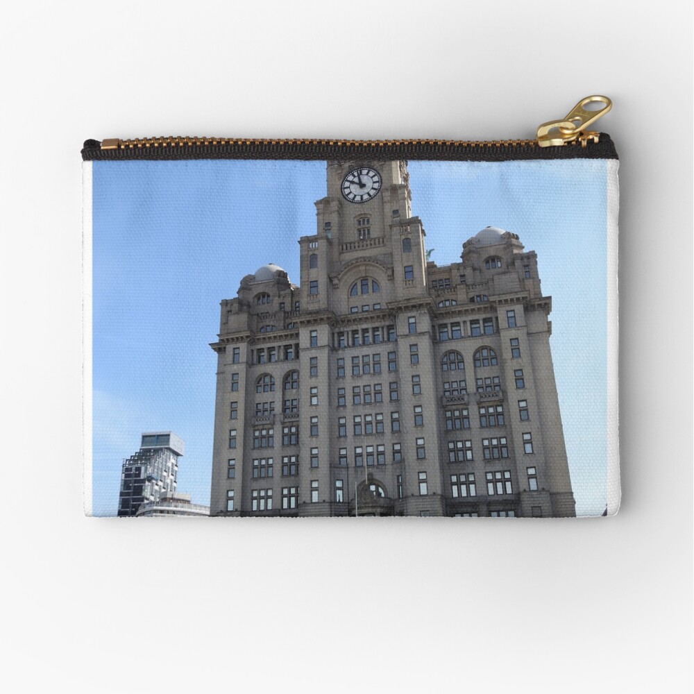 Liverpool Liver Building Photo Zipper Pouch