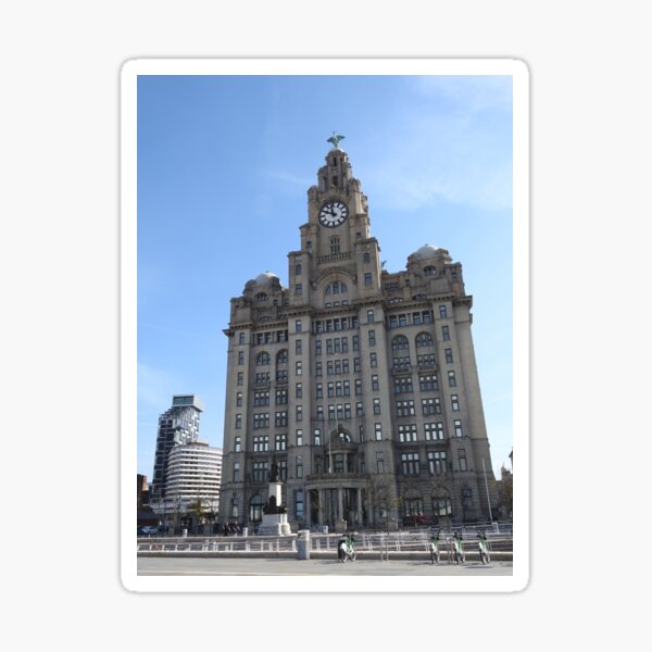 Liverpool Liver Building Photo Sticker