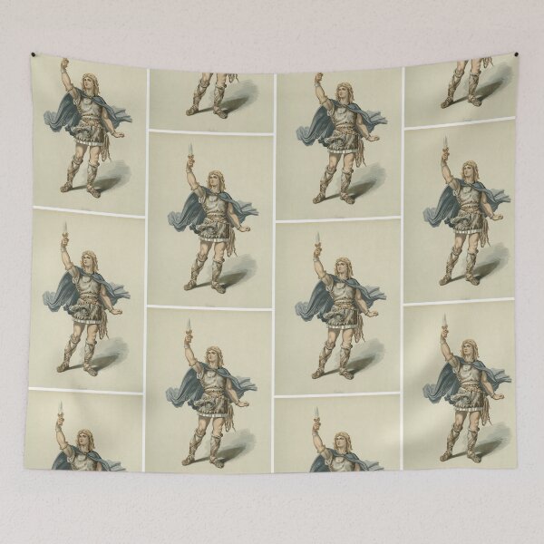 Item preview, Nordic Warrior illustration designed and sold by Vintage Designs +.