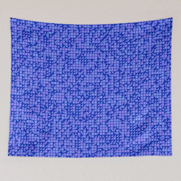 Item preview, Geometric pattern with colorful triangles and squares designed and sold by Tae Mi.