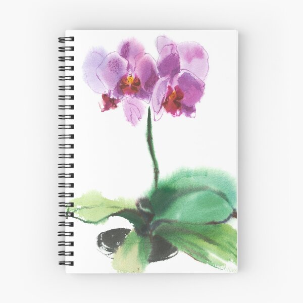 Item preview, orchid phalaenopsis, watercolor sketch from nature designed and sold by avamnenado.