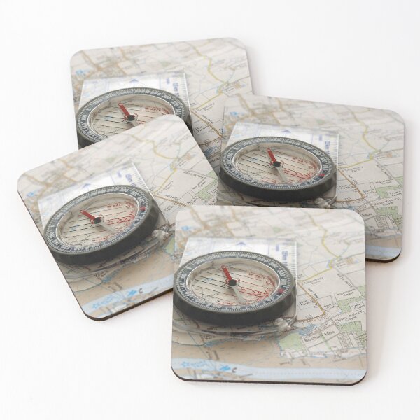 Item preview, Compass and Map designed and sold by pinkal.