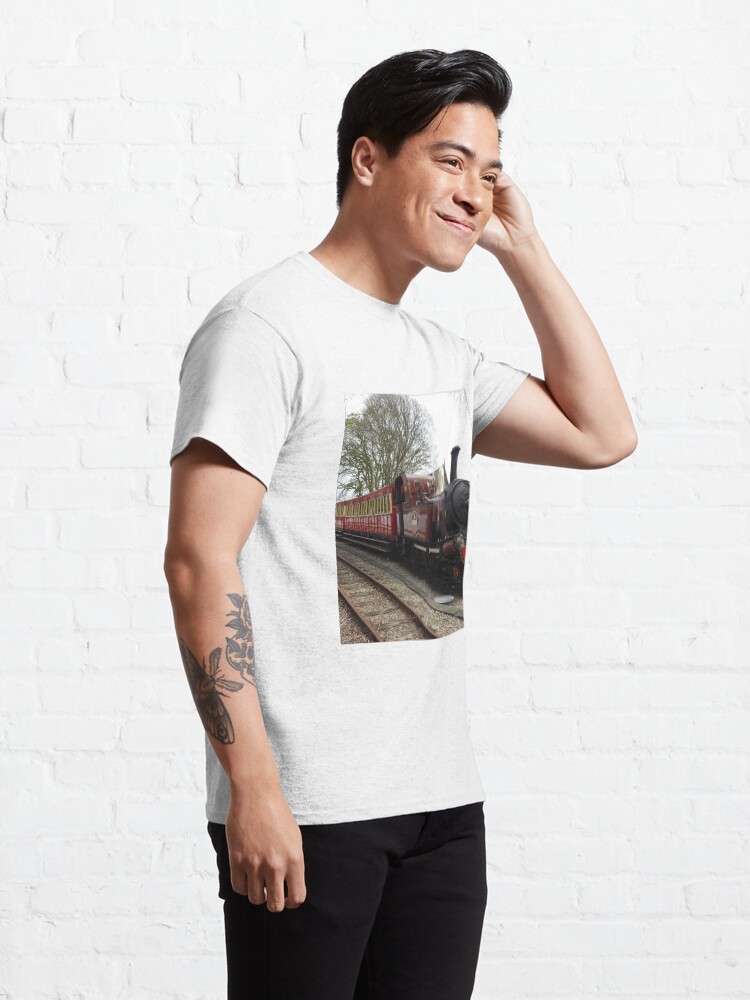 Alternate view of Isle of Man Steam Train Photo Classic T-Shirt