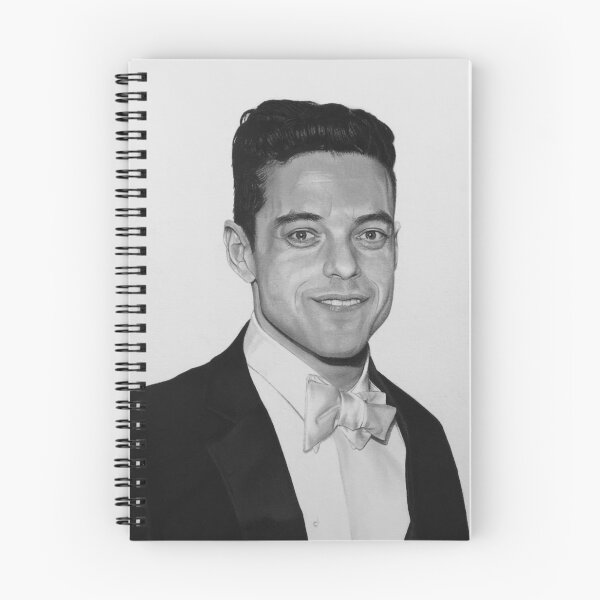 Artikelvorschau, Zeichnung von Rami Malek entworfen und verkauft von Lucile-Draws.