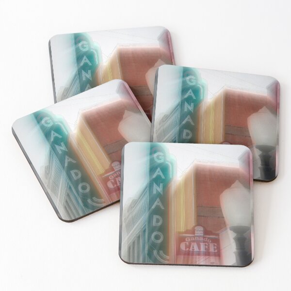 Item preview, Ganado Texas teatro y muestra del café designed and sold by Debra Martz.