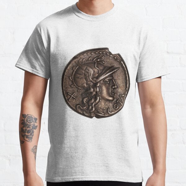 #coin, #metal, #currency, #copper, history, nickel, medal, isolate, one, art, old Classic T-Shirt