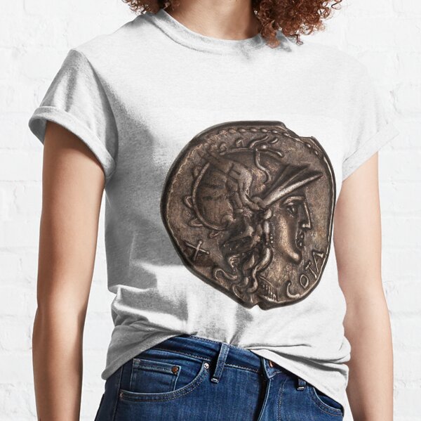 #coin, #metal, #currency, #copper, history, nickel, medal, isolate, one, art, old Classic T-Shirt