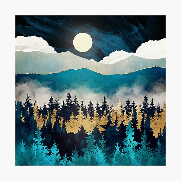 Item preview, Evening Mist designed and sold by spacefrogdesign.