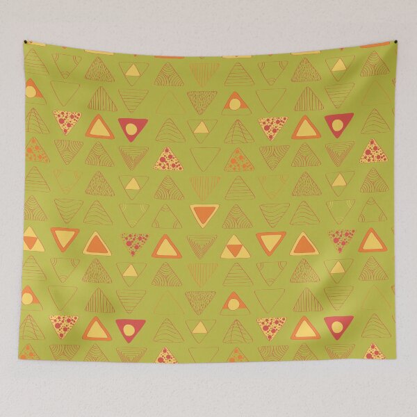 Item preview, coloured happy triangles designed and sold by studioMoSa.