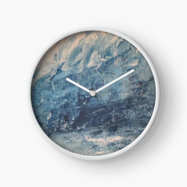 "Adrift" abstract art by Jody Pear Clock