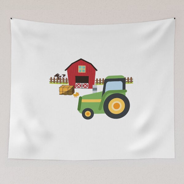 Item preview, Cute Tractor and Farm  designed and sold by Awesomefamily.