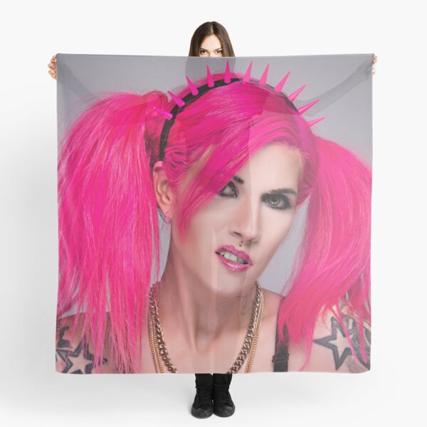 Spiky Hair Scarves Redbubble - spiky hair color roblox