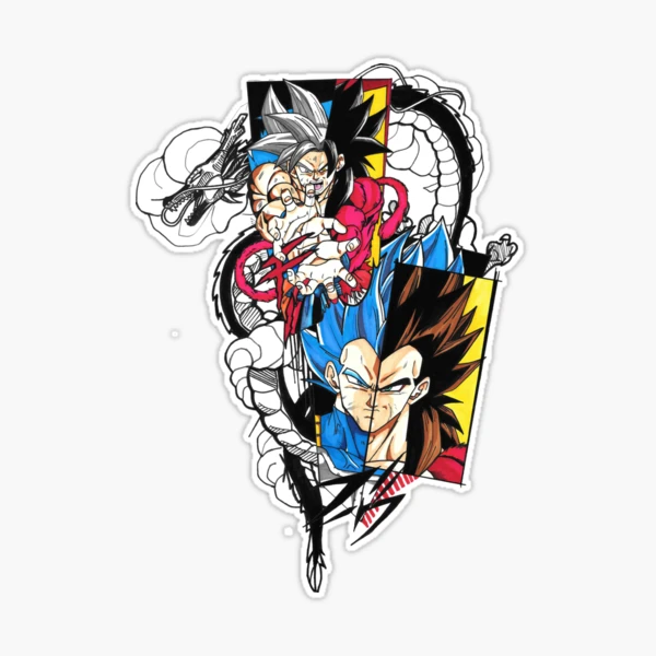 Goku Super Sayajin - InkStickers