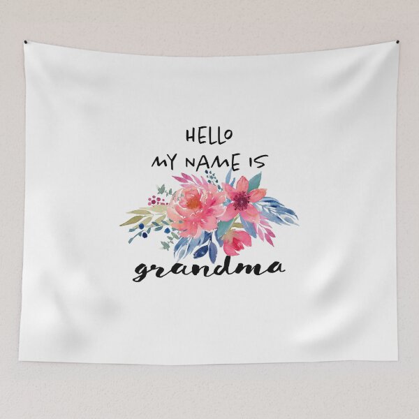 Item preview, Hello my name is granma designed and sold by harpleydesigns.
