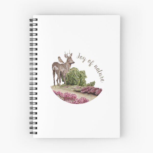Item preview, Roebuck en el brezal de Lüneburg - Alegría de la naturaleza designed and sold by Sina Holste.