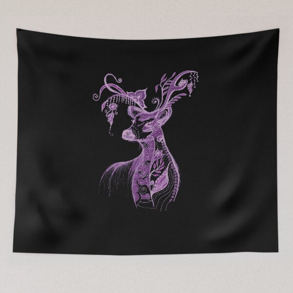 Item preview, The illustration "Deer in the style of Boho" (variant 4) designed and sold by SASHA-MATBON.