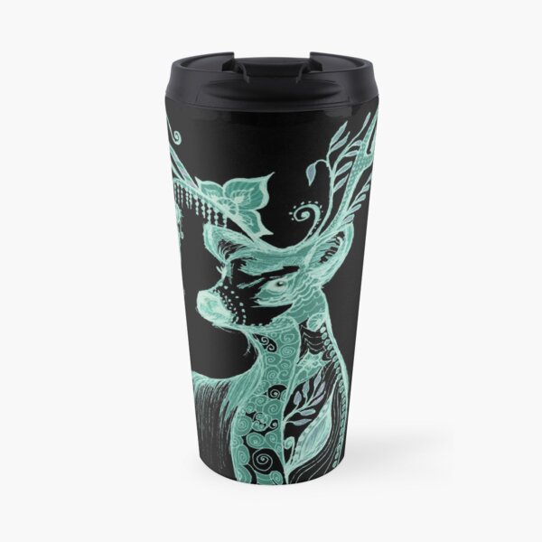 The illustration "Deer in the style of Boho" (variant 6) Travel Mug