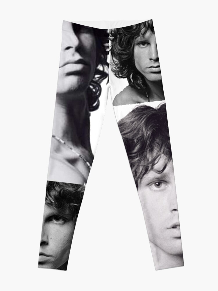 Alternate view of Doors - Jim Morrison Black & White Collage Leggings