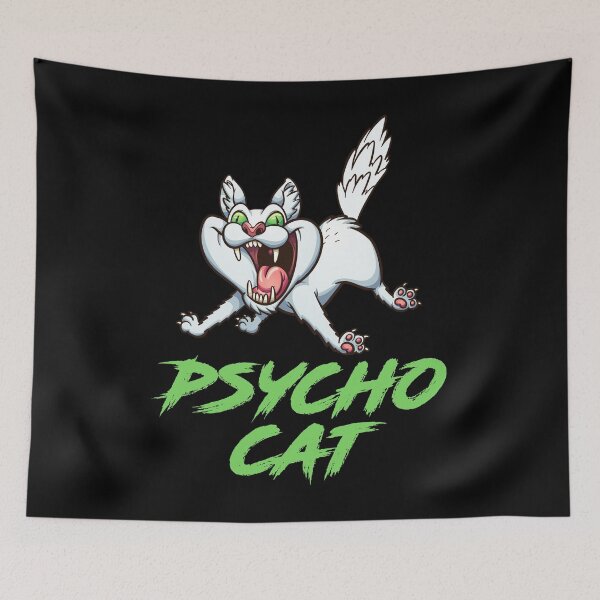 Item preview, Psycho cat designed and sold by JamesMcGill1.