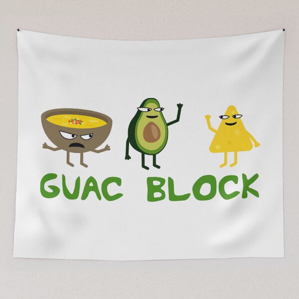 Item preview, Guac Block designed and sold by lurchmerch.