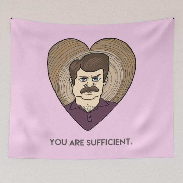 Item preview, Romantic, You Are Sufficient, Valentines Day designed and sold by DemBoysTees.