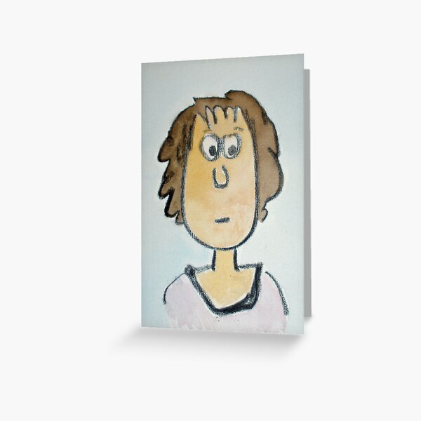 Woman Greeting Card