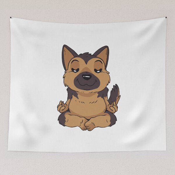 Item preview, Meditating German Shepherd designed and sold by Somniart.