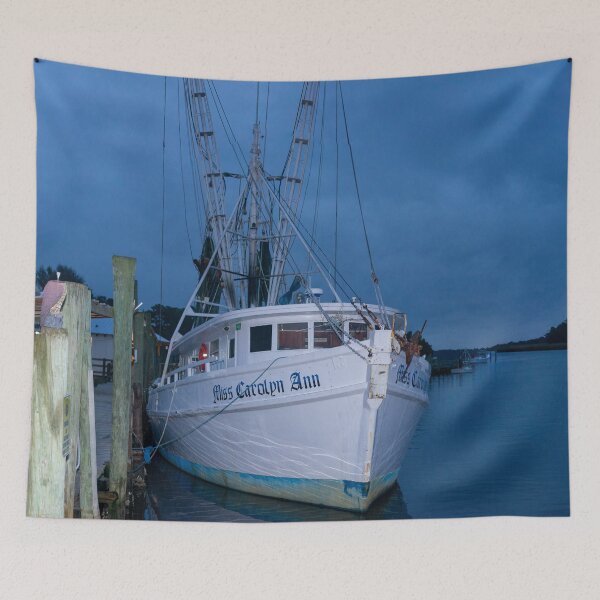Item preview, Shrimping boat of carolina designed and sold by KensLensDesigns.