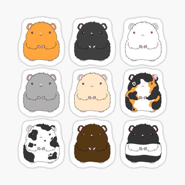 Item preview, Hamster Colours designed and sold by ErinsAnimalsYT.