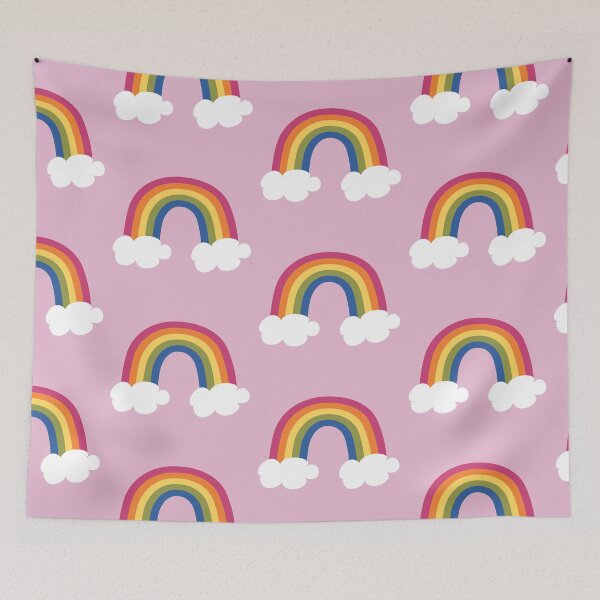 Item preview, cute rainbow pattern designed and sold by studioMoSa.